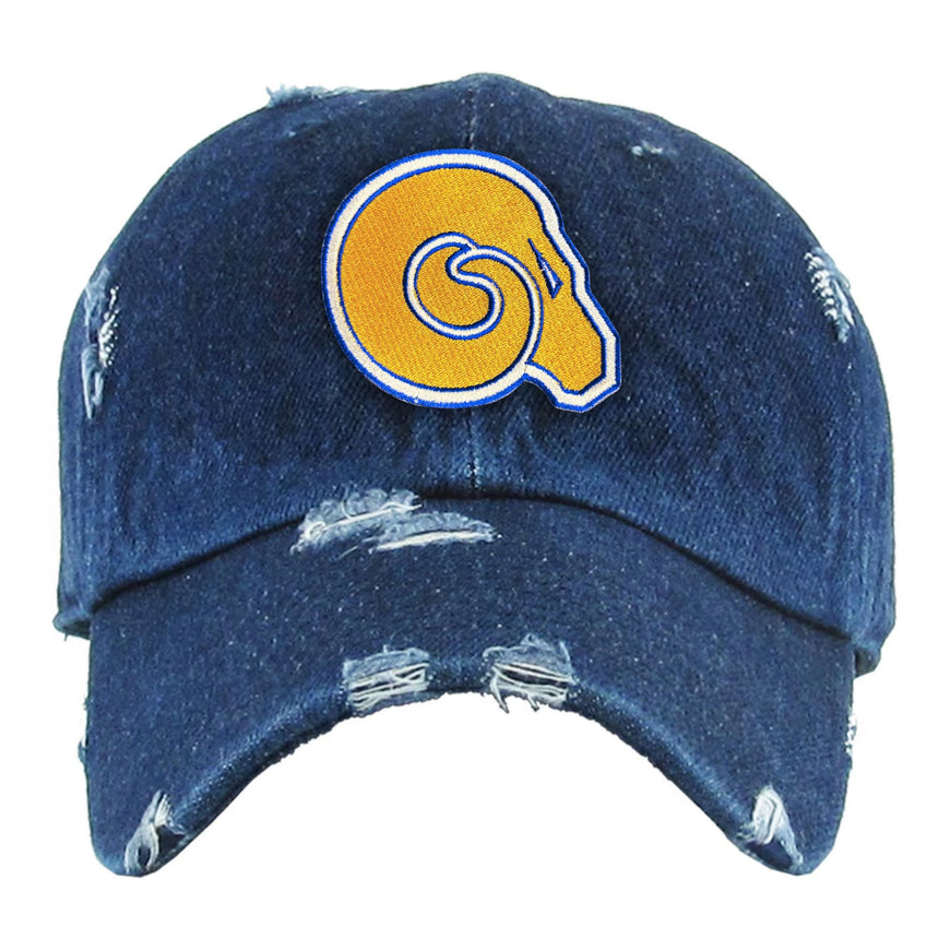 Albany State University (ASU) HBCU Distressed Cap Winters Industries Denim 