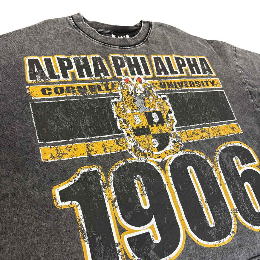 Alpha Phi Alpha Acid Wash Box Tee Winters Industries 
