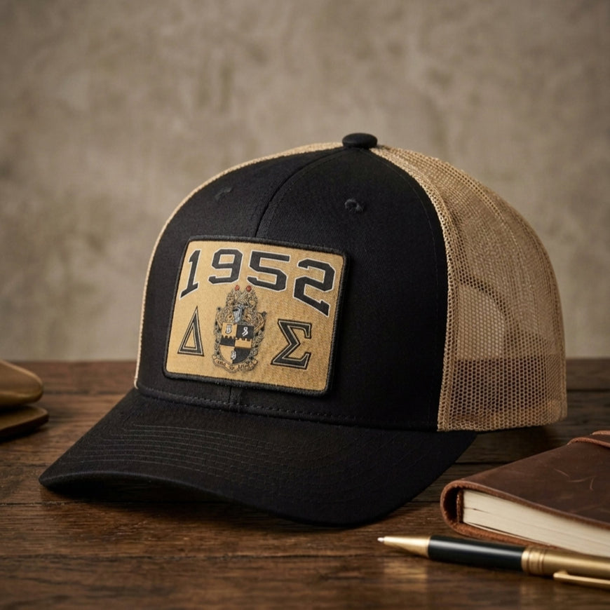 Alpha Phi Alpha Custom Trucker Chapter/Line Cap Winters Industries 