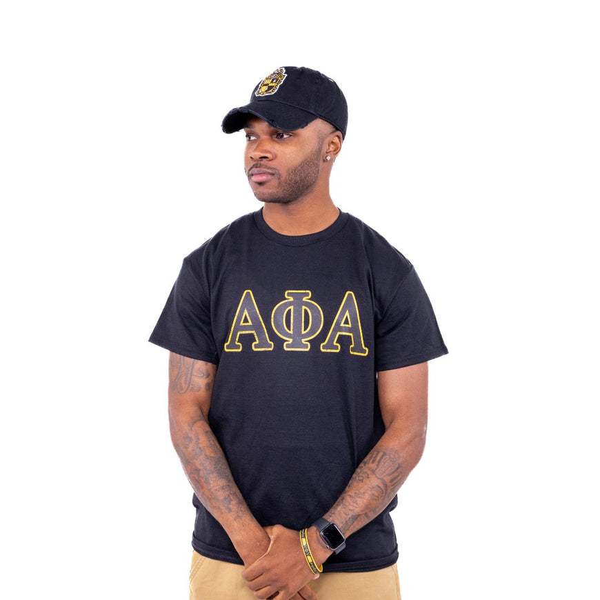Alpha Phi Alpha Distressed Letter Tee/Sweatshirt Winters Industries 