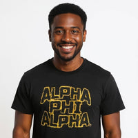 Alpha Phi Alpha Distressed Twill Tee Winters Industries 