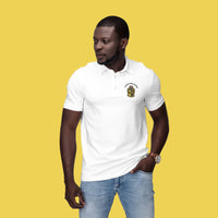 Alpha Phi Alpha Dri-Fit Embroidered Polo Winters Industries Medium White 