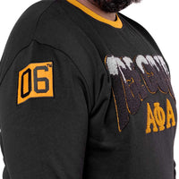 Alpha Phi Alpha "ICE COLD" Chenille Sweater Black