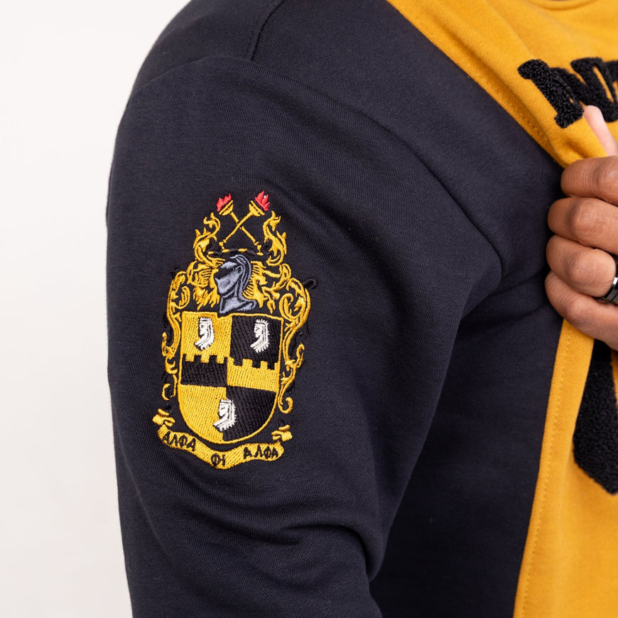 Alpha Phi Alpha Nineteen 06 Chenille and Embroidered Sweatshirt Winters Industries by Fully Promoted Mesquite 
