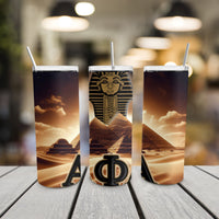 Alpha Phi Alpha Pyramid Tumbler