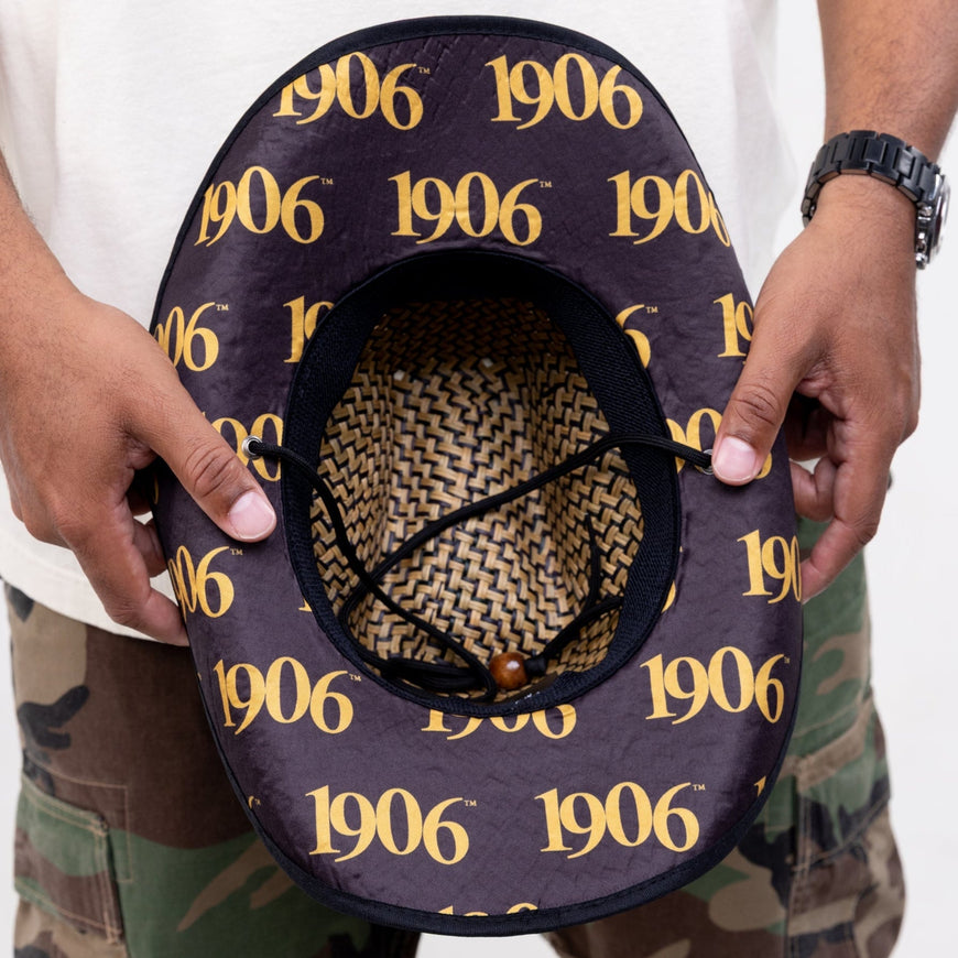 Alpha Phi Alpha Straw Cowboy Hat with Strap Winters Industries 