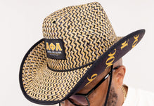 Alpha Phi Alpha Straw Cowboy Hat with Strap