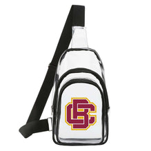 Bethune Cookman University HBCU Clear Crossbody Stadium Bag with Black Trim