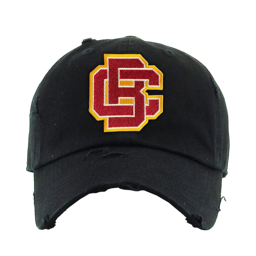 Bethune-Cookman University (BCU) HBCU Distressed Cap Winters Industries Black 