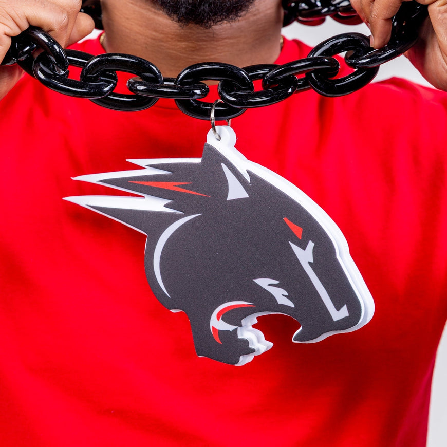 Clark Atlanta University HBCU Big Chain Necklace with 3D Foam Pendant Winters Industries 