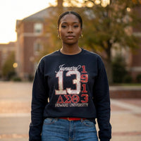 Delta Sigma Theta Bling and Rhinestone "January 13 1913 Howard University Sweatshirt / Tshirt Shirts Winters Industries by Fully Promoted Mesquite 