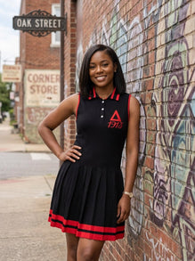 Delta Sigma Theta Crimson and Black Golf / Tennis Dress