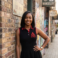 Delta Sigma Theta Crimson and Black Tennis Dress Winters Industries 