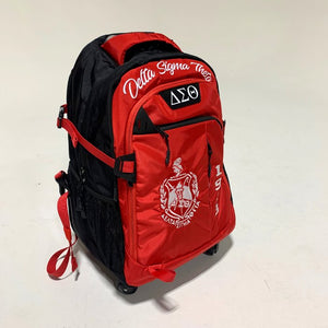 Delta Sigma Theta Embroidered Backpack/Trolley Bag