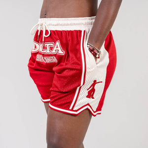Delta Sigma Theta Embroidered Basketball Shorts Shorts Winters Industries by Fully Promoted Mesquite 