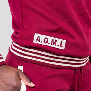 Delta Sigma Theta Fortitude Chenille Short/Jogger Set Crimson Shirts Winters Industries by Fully Promoted Mesquite 