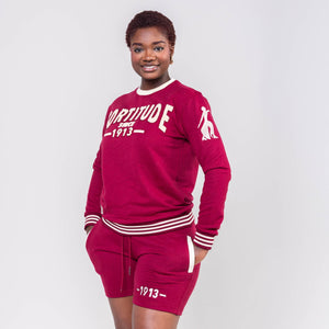 Delta Sigma Theta Fortitude Chenille Short/Jogger Set Crimson Shirts Winters Industries by Fully Promoted Mesquite S Short Set 