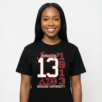 Delta Sigma Theta January 13 T-Shirt Shirts Winters Industries by Fully Promoted Mesquite S T-SHIRT Black