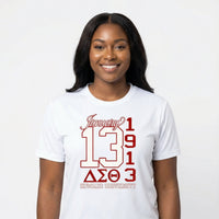 Delta Sigma Theta January 13 T-Shirt Shirts Winters Industries by Fully Promoted Mesquite S T-SHIRT White
