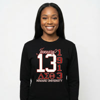 Delta Sigma Theta January 13 Tee/Sweatshirt Shirts Winters Industries by Fully Promoted Mesquite S SWEATSHIRT Black