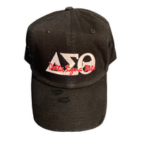 Delta Sigma Theta Letters Distressed Cap