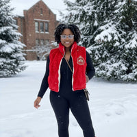 Delta Sigma Theta Reversible Puffer Vest Winters Industries 