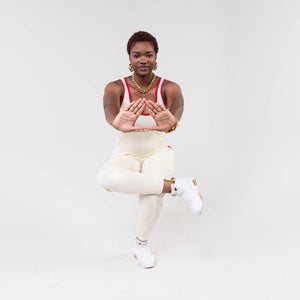 Delta Sigma Theta Romper Cream Shirts Winters Industries by Fully Promoted Mesquite 