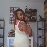 Delta Sigma Theta Romper Cream Shirts Winters Industries by Fully Promoted Mesquite 