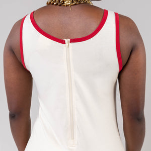 Delta Sigma Theta Romper Cream Shirts Winters Industries by Fully Promoted Mesquite 