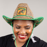 Florida A&M University (FAMU) Straw Cowboy Hat with Strap Winters Industries 