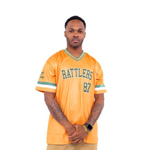 Florida A&M University HBCU Orange Embroidered Baseball Jersey