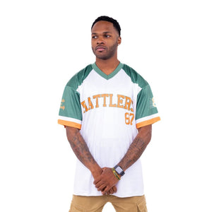 Florida A&M University HBCU White Sublimated Baseball Jersey