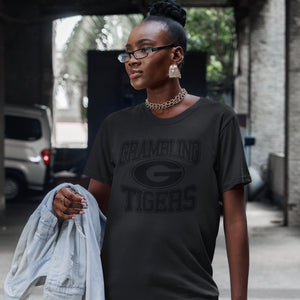 Grambling State University (GSU) Black on Black Tee/Sweatshirt Winters Industries 