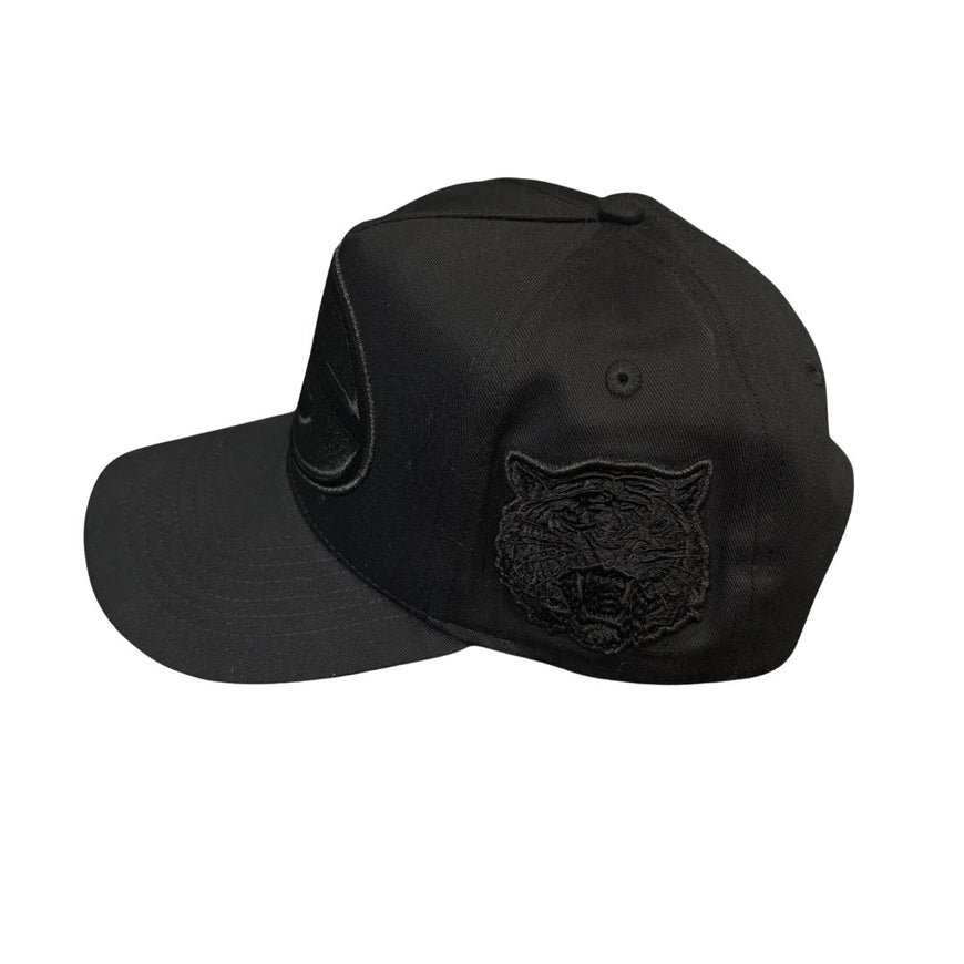 Grambling State University (GSU) HBCU 3D Embroidered Black on Black Cap Winters Industries 