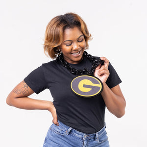 Grambling State University HBCU Big Chain Necklace with 3D Foam Pendant