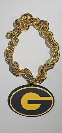 Grambling State University HBCU Big Chain Necklace with 3D Foam Pendant