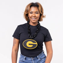 Grambling State University HBCU Big Chain Necklace with 3D Foam Pendant