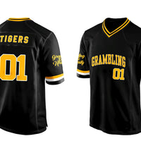 Grambling State University HBCU Embroidered Baseball Jersey