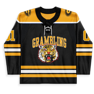 Grambling State University HBCU School Spirit Hockey Jersey