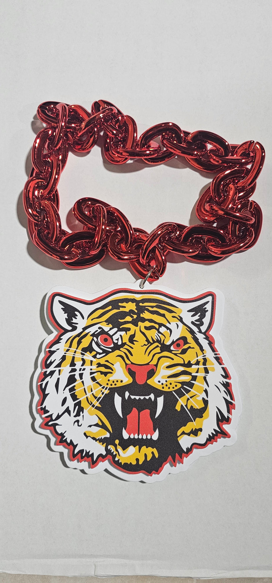 Grambling Tiger HBCU Giant chain with foam pendant