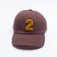 Iota Phi Theta Brown Chenille Cap with Line Number