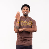 Iota Phi Theta Distressed Letter Tee/Sweatshirt Winters Industries 