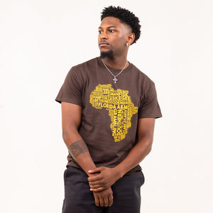Iota Phi Theta HBCU "Fist / Africa" Collage Tee Winters Industries by Fully Promoted Mesquite 