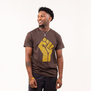 Iota Phi Theta HBCU "Fist / Africa" Collage Tee Winters Industries by Fully Promoted Mesquite 