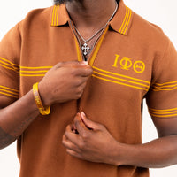 Iota Phi Theta Knitted Polo Winters Industries 