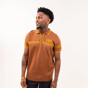Iota Phi Theta Knitted Polo Winters Industries 