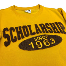 Iota Phi Theta "SCHOLARSHIP" Chenille Sweater Gold
