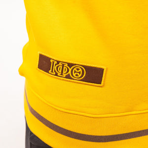 Iota Phi Theta "SCHOLARSHIP" Chenille Sweater Gold Winters Industries by Fully Promoted Mesquite 