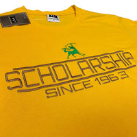 Iota Phi Theta "SCHOLARSHIP" Embroidered Tee Gold Winters Industries by Fully Promoted Mesquite 