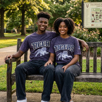 Jackson State University HBCU Embroidered and Distressed Twill Tee Winters Industries 